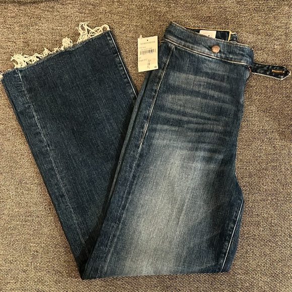 NWT Mother The Loop De Loop Fray Jeans in Just One Sip - Picture 6 of 13
